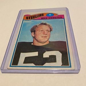 Mike Webster Rookie RC 1977 Topps Football Card Vintage Collectible